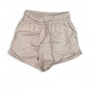 Brown Women's Teen Athletic Loungewear Shorts with Pockets